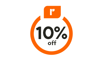 A 10% off roundel to show Everyday Rewards members save