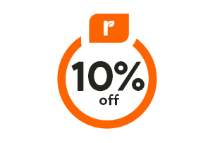 A 10% off roundel to show Everyday Rewards members save